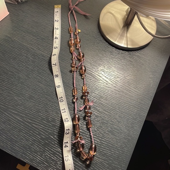 J Crew crew cuts necklace on ribbon - Picture 8 of 9